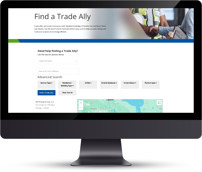 Find a Trade Ally Tool